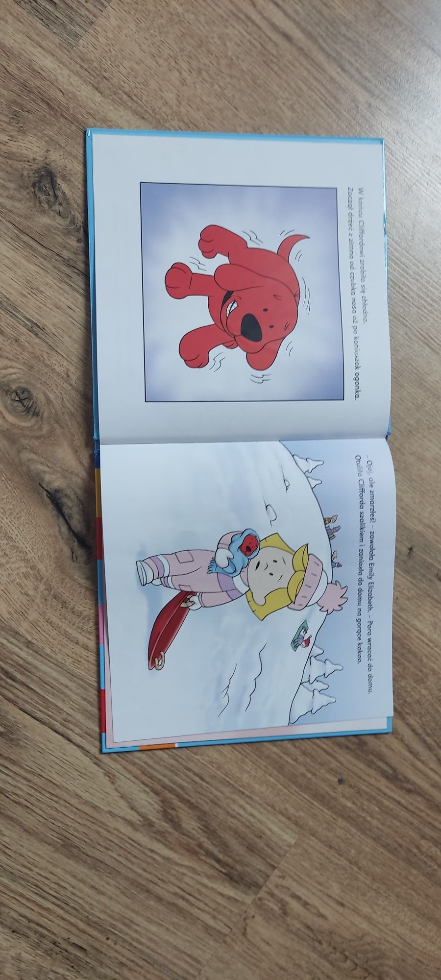 Książka o Cliffordzie. "Małe czerwone sanki"