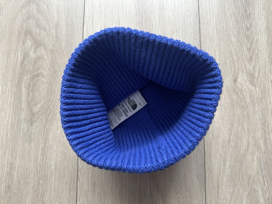 Шапка синя The north face