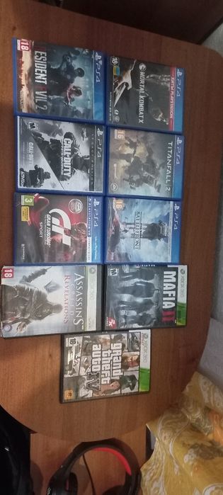 Продаются диски для PS4 за 1900грн