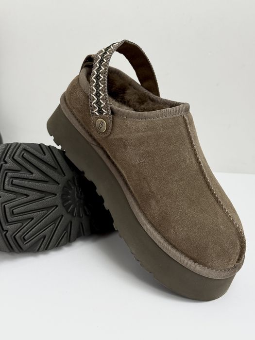 Угі зимові жіночі взуття UGG Tazz Platform Hickory угі таз горіх