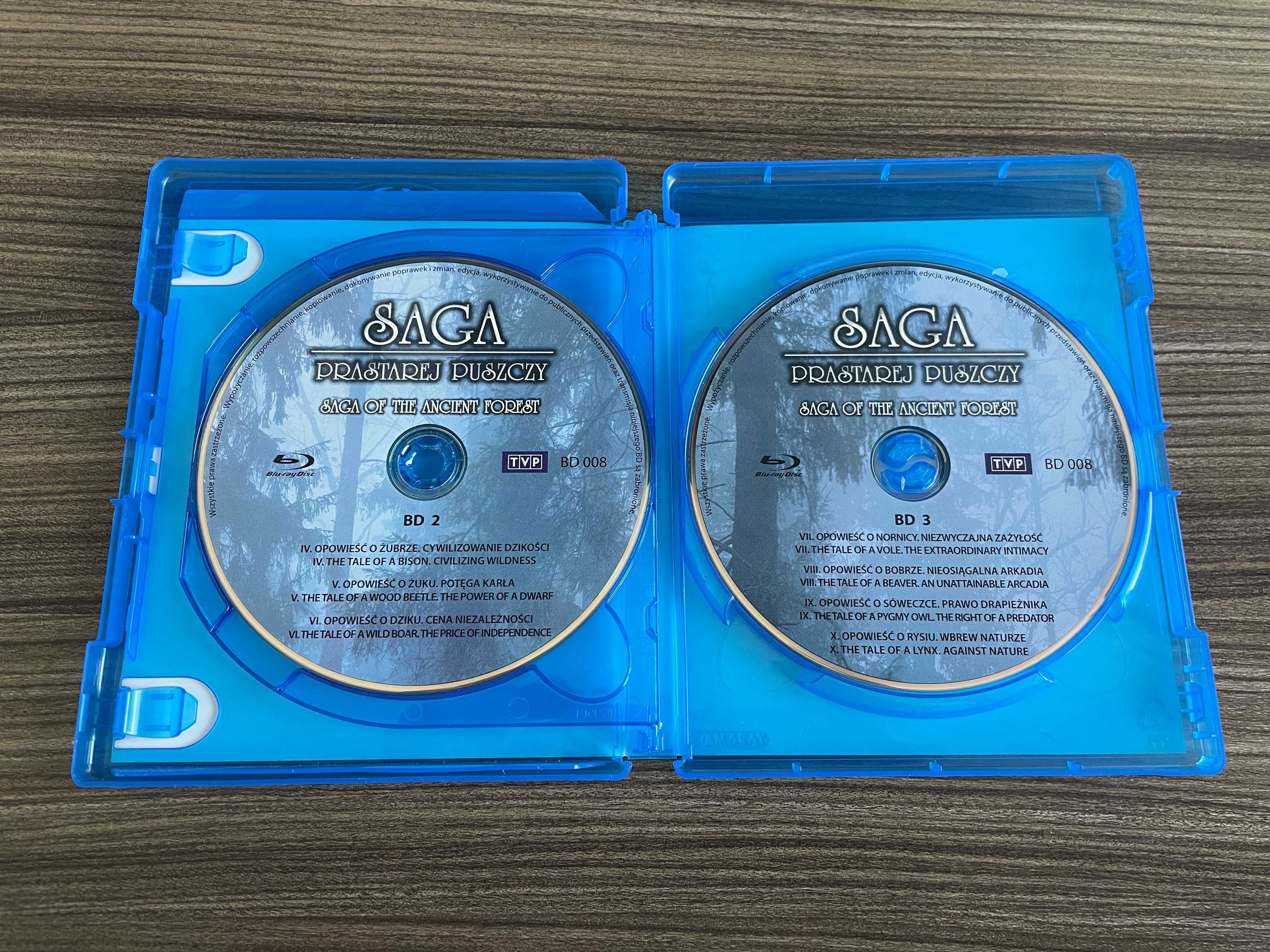 Saga prastarej puszczy (polski serial przyrodniczy, 3xBlu-ray, PL-EN)