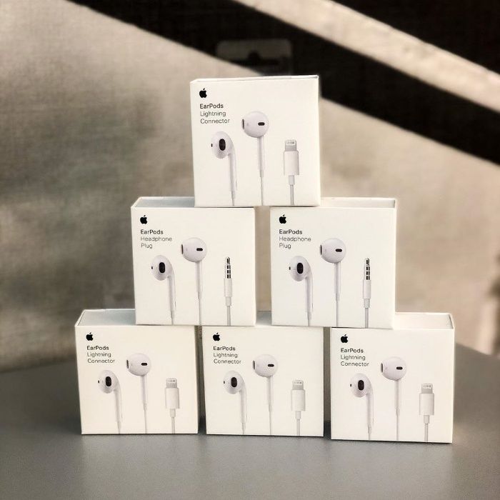 Apple EarPods 100% Original Наушники Оригинал ЕарПодс Lightning 3.5mm