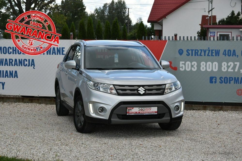 Suzuki Vitara 1.6 120KM 2015r. Polski SALON Iwł. Kamera LED Climatronic