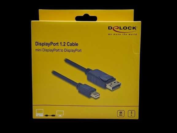 Kabel Delock 83479 mini DisplayPort - DisplayPort 1,8m 4K 30Hz
