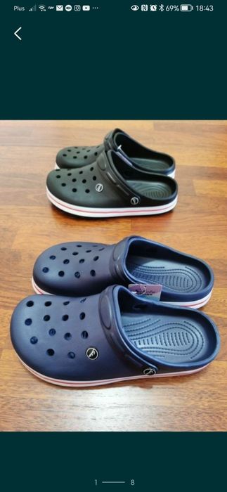 Klapki Męskie Typu Kroksy 42* Gr