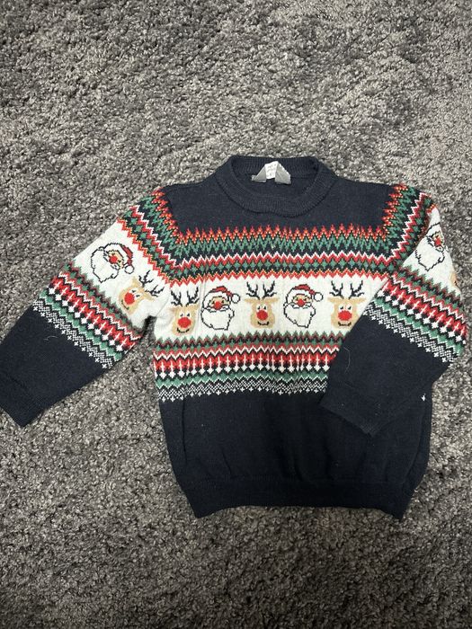 Светр новорічний кофта 92 розмір next