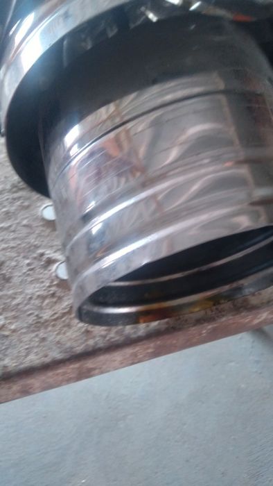 Cabecote de chaminé em Inoxidável novo.