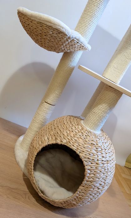 Laguna Drapak dla Kota Kremowy 83x74x160cm ZWROT MODYFIKOWANY DUŻY