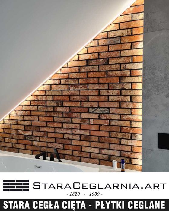 Stara ciegła cięta, płytki ceglane MODERN - Wrocław