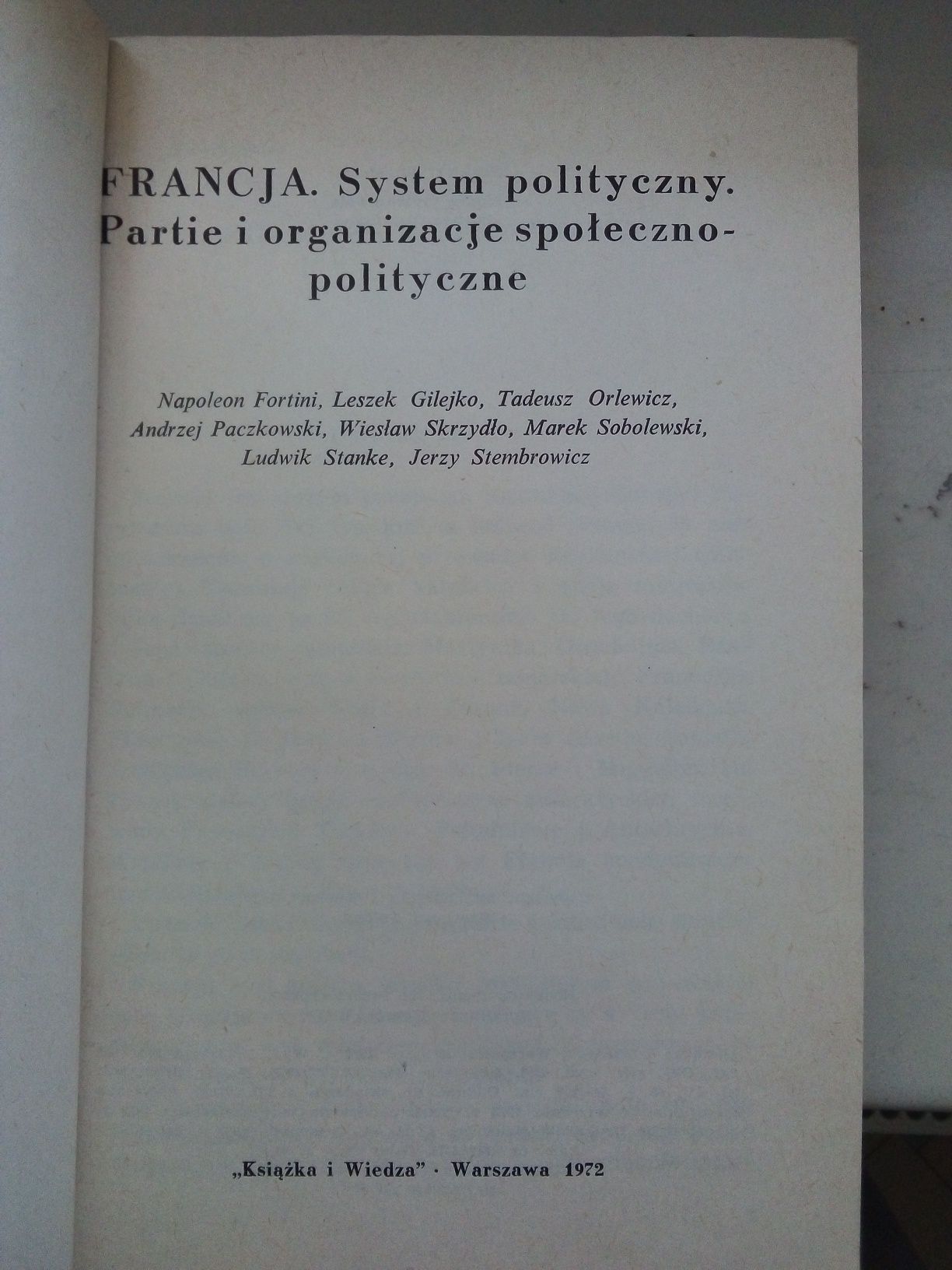 Francja system polityczny, partie, organizacje społeczno-polityczne