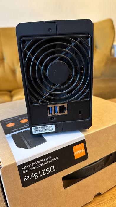 NAS Synology DS218play z 2 dyskami Seagate Ironwolf 2TB