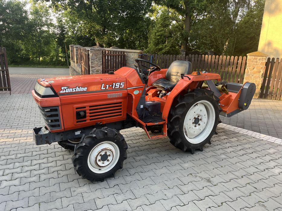 Traktorek kubota L1-195 19 km 4x4 rewers blokada walek 3 cylindry