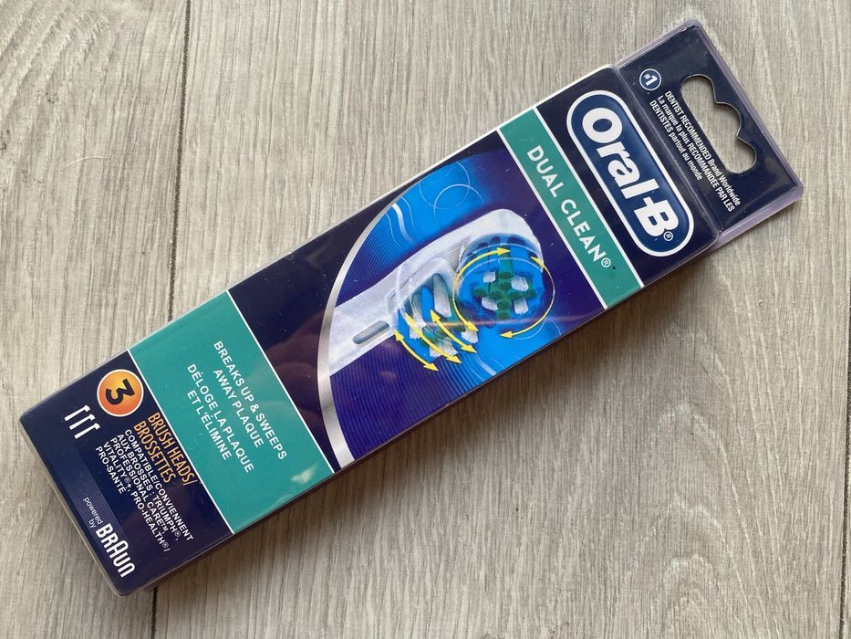 3x Końcówki do Szczoteczki Elektrycznej Oral-B EB417 Dual Clean