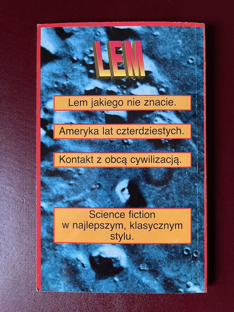 Człowiek z Marsa - Stanisław Lem, wydawnictwo Nowa