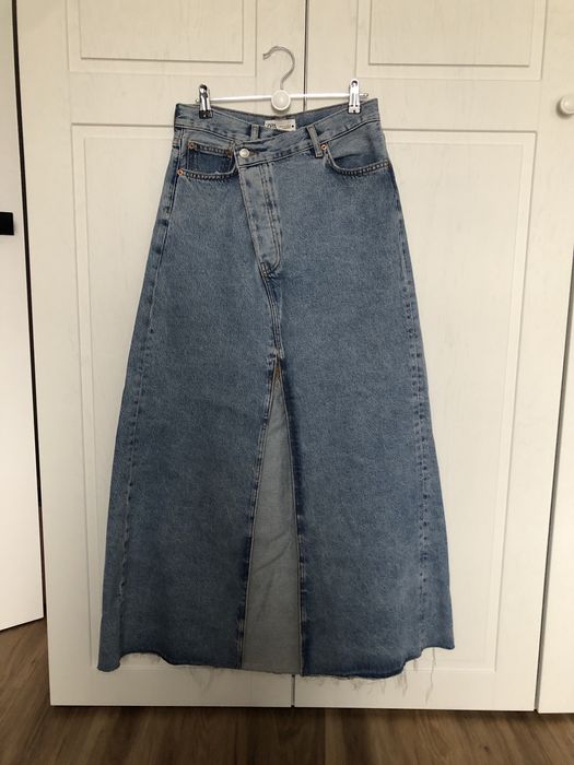Джинсова спідниця Zara (максі)