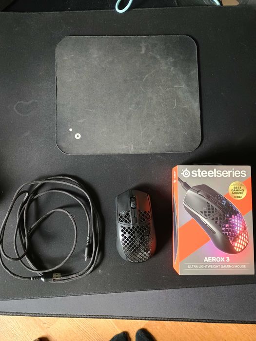 Myszka gamingowa z LEDami aerox 3 SteelSeries + GRATIS PODKŁADKA QCK