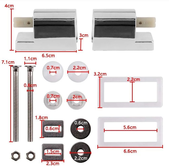 Deska sedesowa z mechanizmem cichego opadania