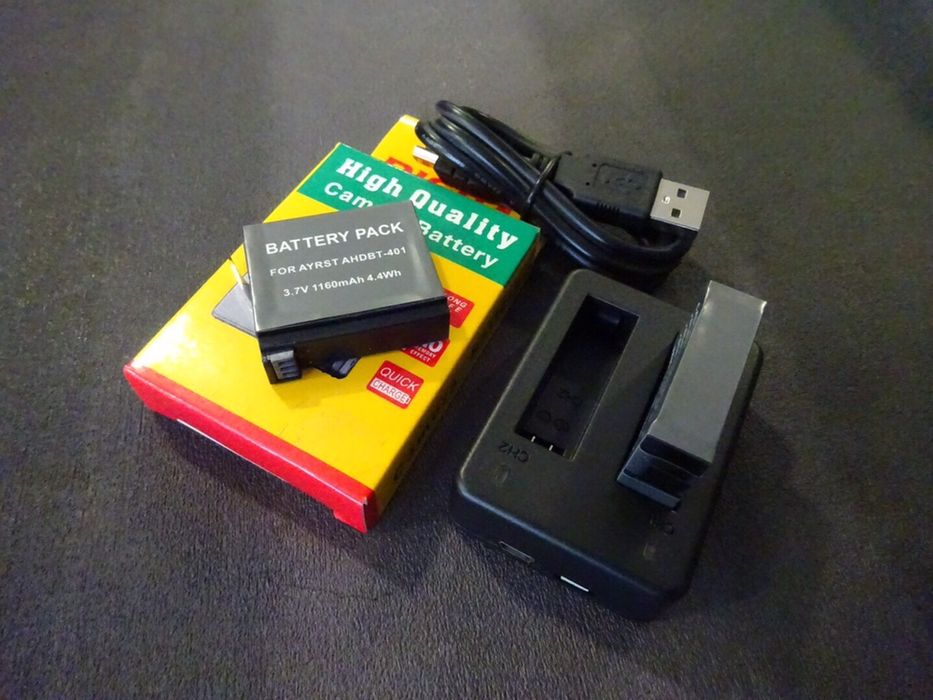 Kit Carregador/Bateria - Gopro Hero 4