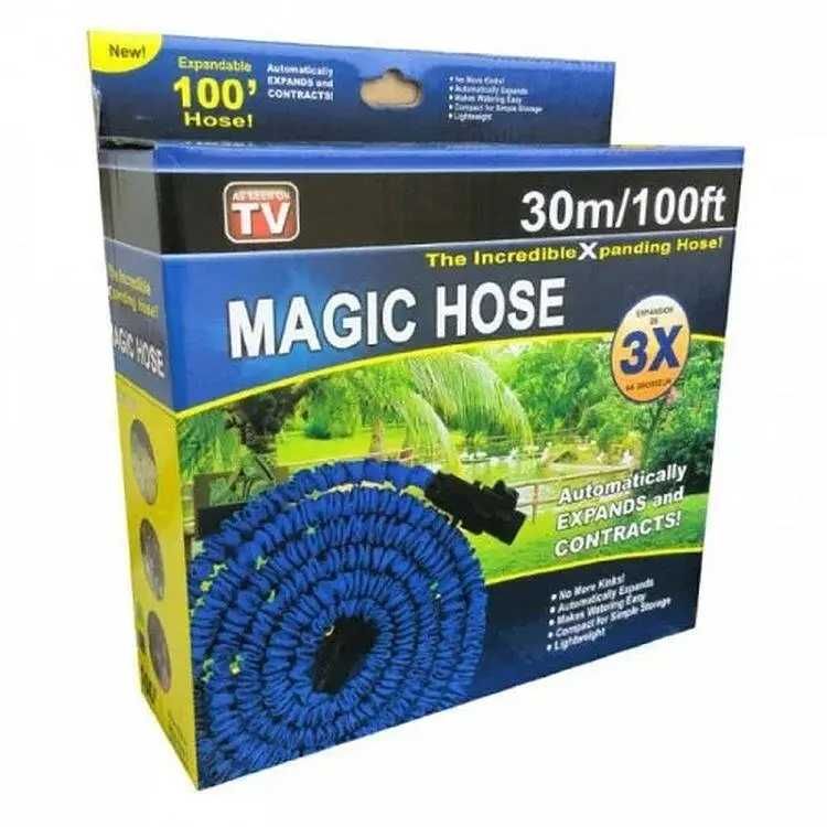 Садовый шланг для полива Xhose 30 м с распылителем