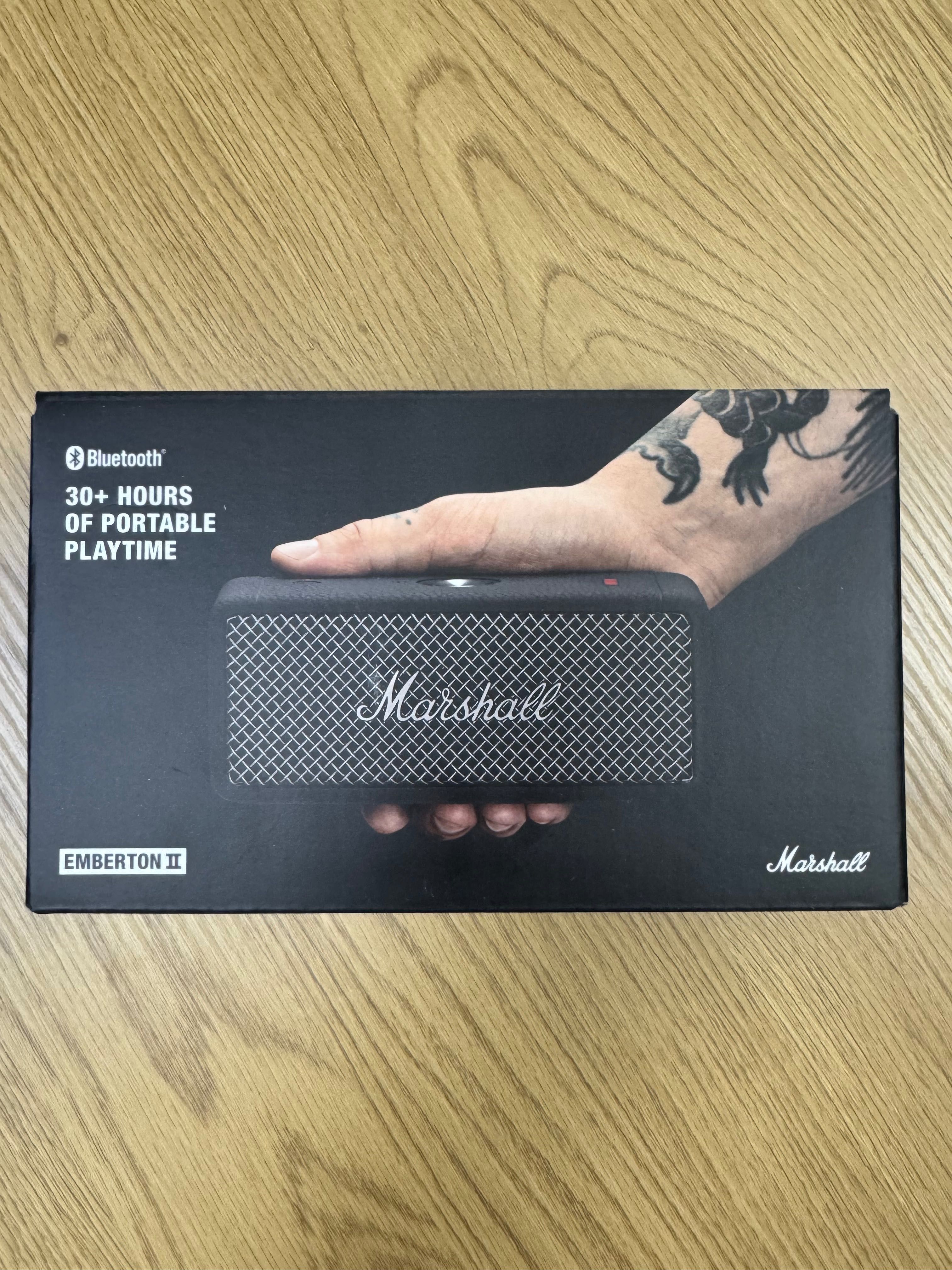 Портативна колонка Marshall Emberton II Black and Steel