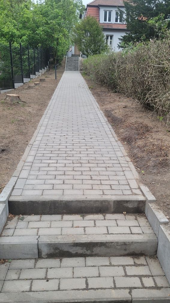 Układanie kostki brukowej, usługi brukarskie, zagospodarowanie terenu