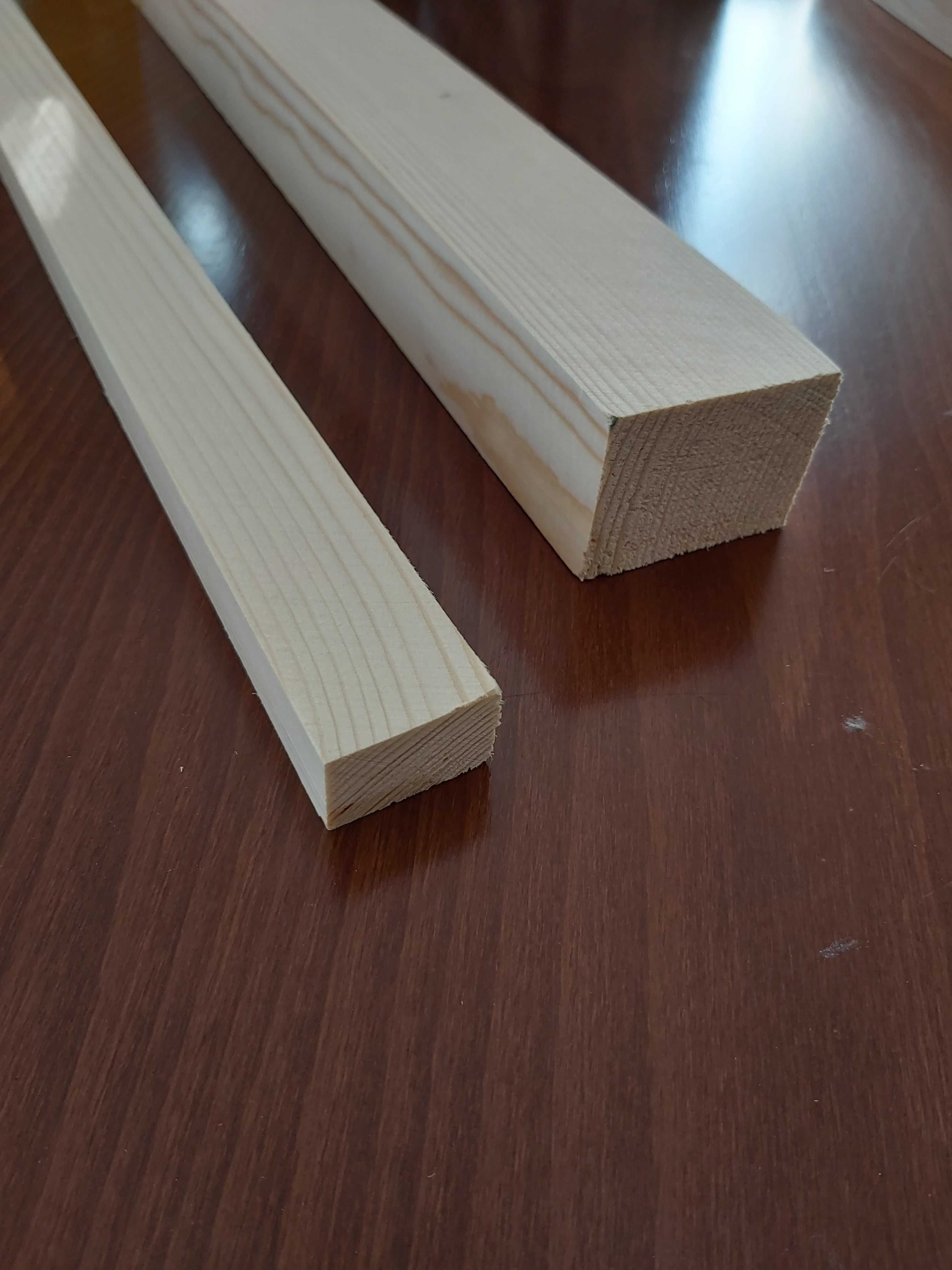 Listwa drewniana 60 x 20 mm strugana kantówka świerkowa legar deska