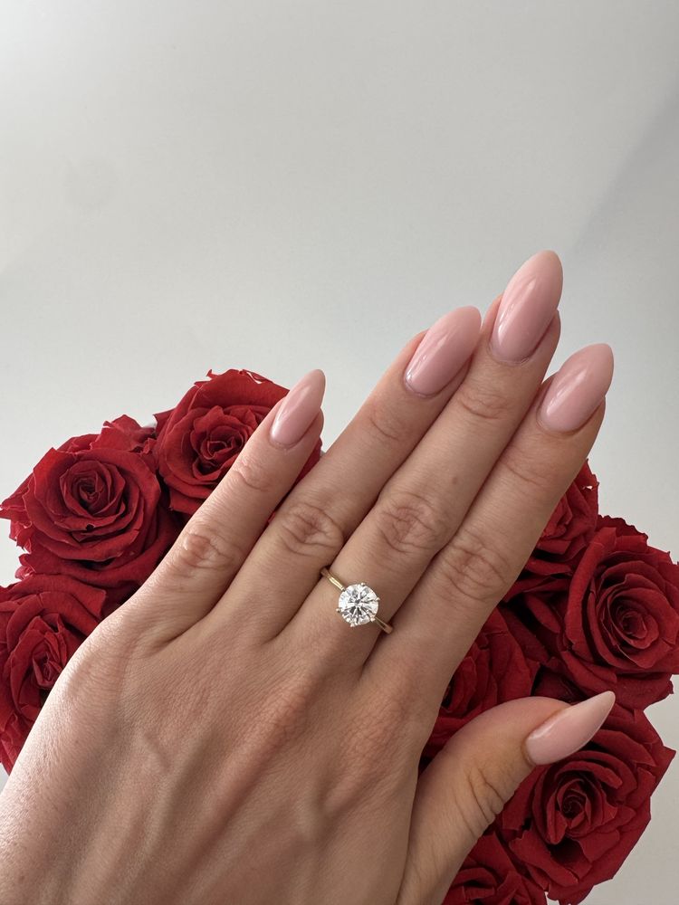 Pierścionek z diamentem 1,5 ct VS1 D, z certyfikatem IGI, z brylantem