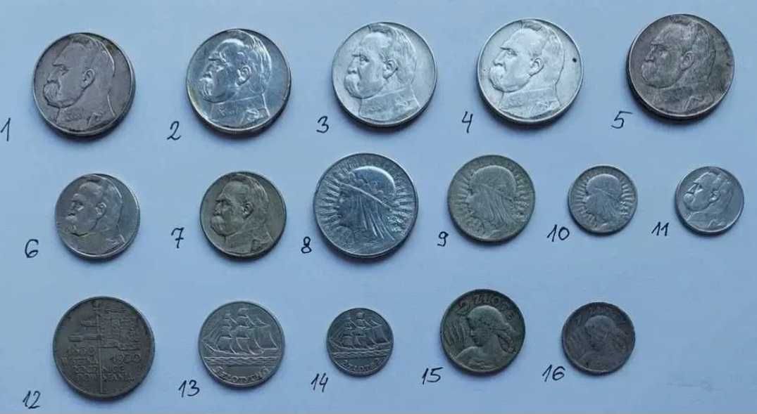 USA 25 centów- różne roczniki i mennice