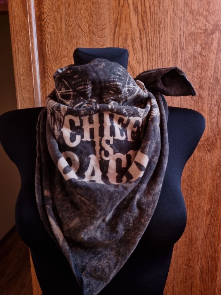 Choppers duża chusta pod szyję arafatka bandamka  unisex