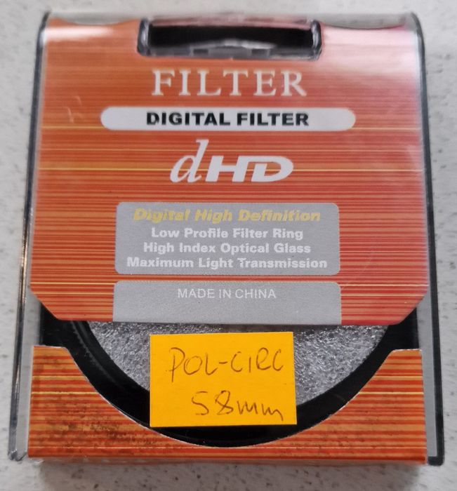 Filtr polaryzacyjny kołowy CPL  58mm dHD NOWY Digital
