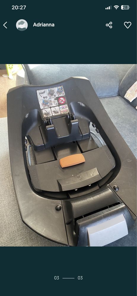 Wymienie za pampersy Fotelik cybex aton 5 z bazą