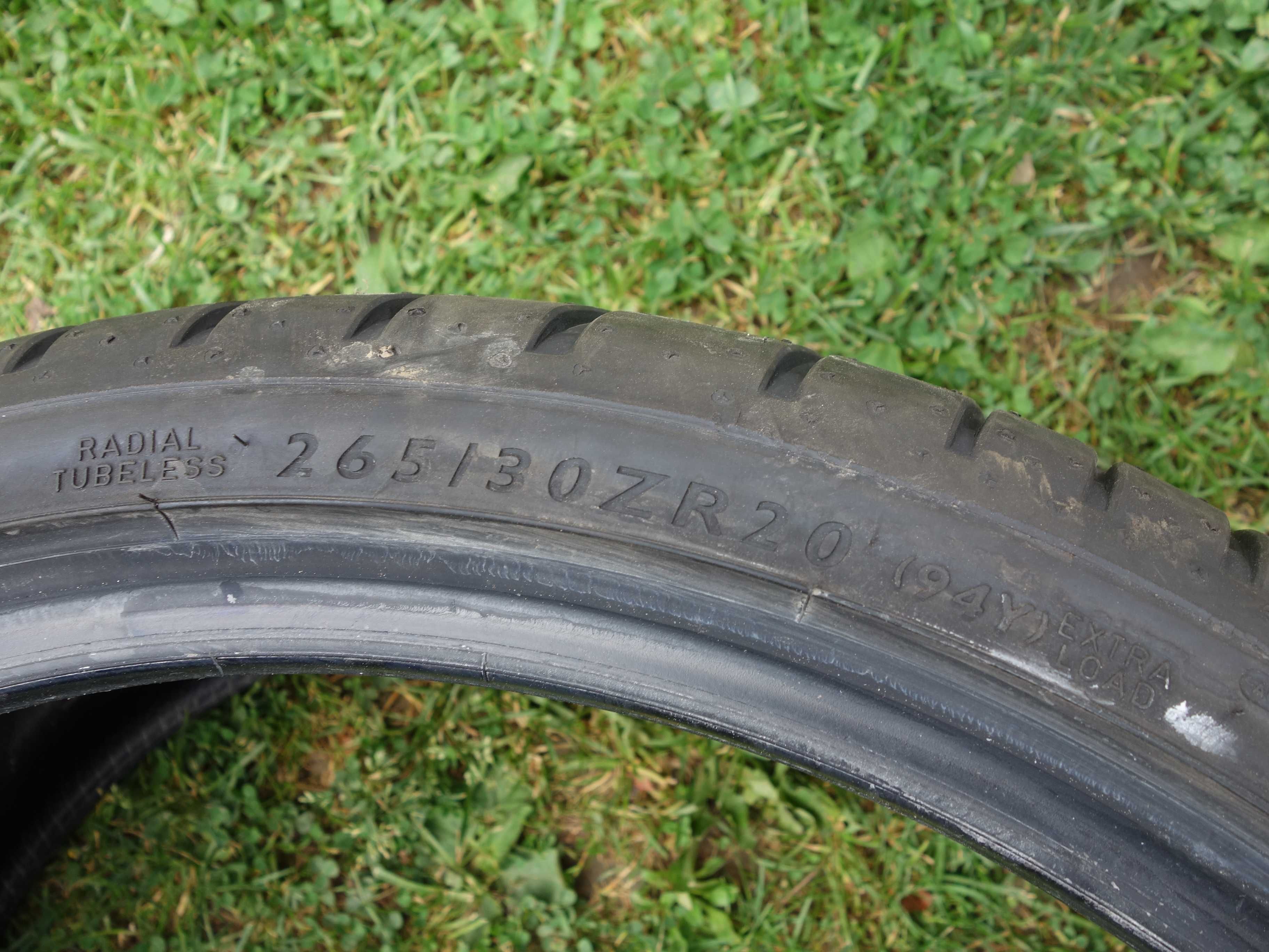 Opony 265/30/20 Dunlop Nowe 2 Sztuki
