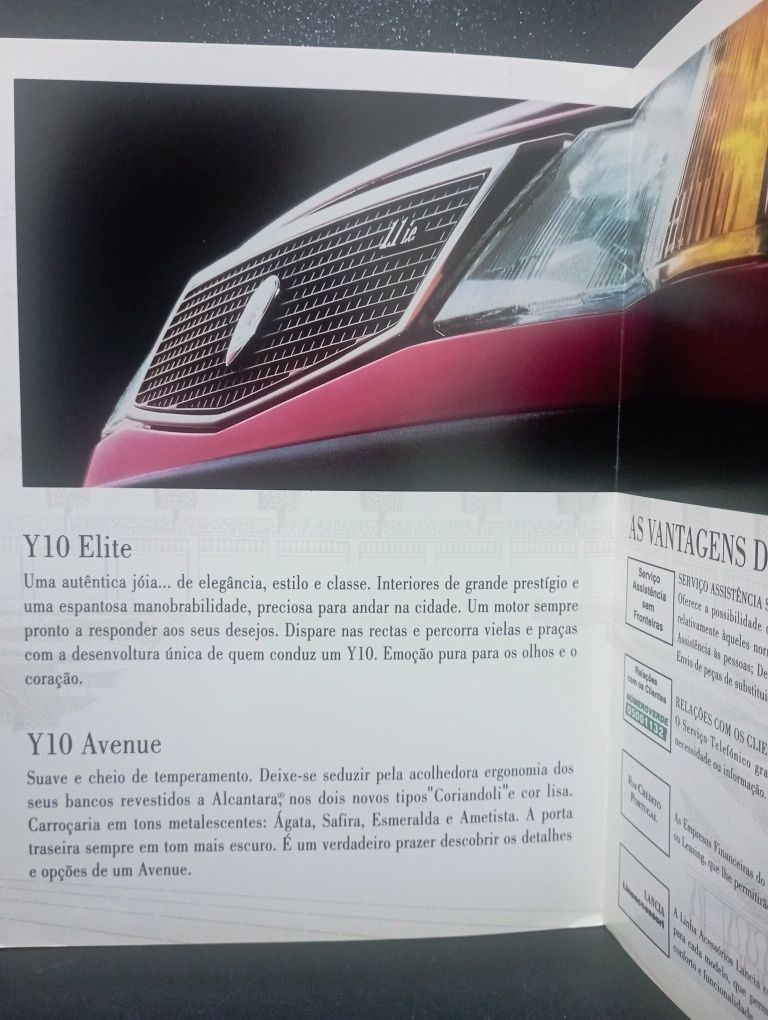 Catálogo de stand Lancia Y10