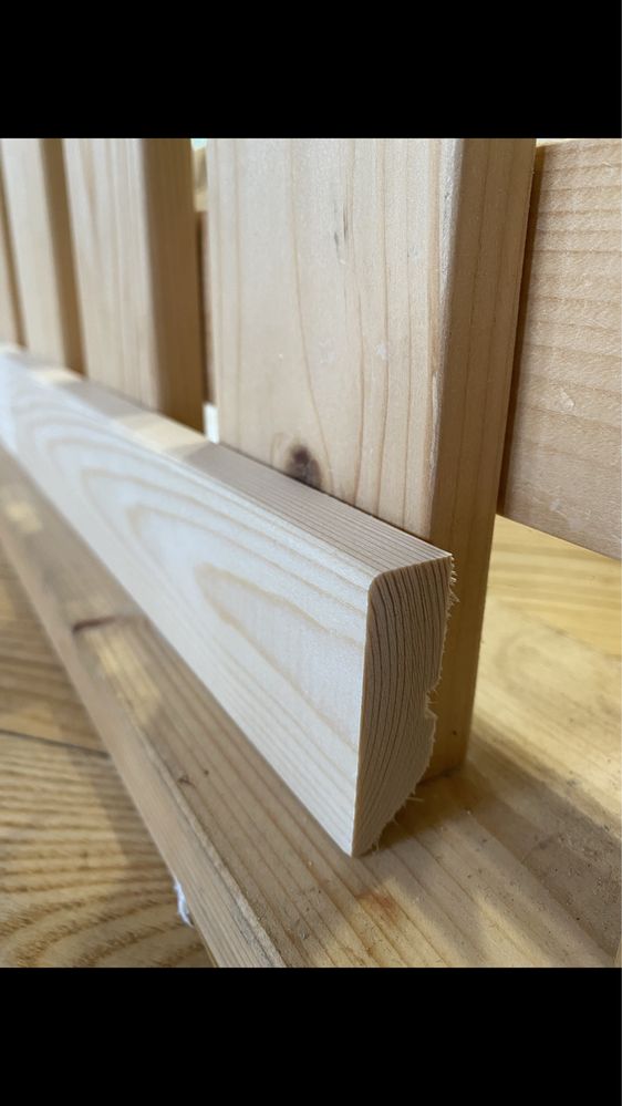 Плінтус 53 дерев‘яний зрощений від виробника