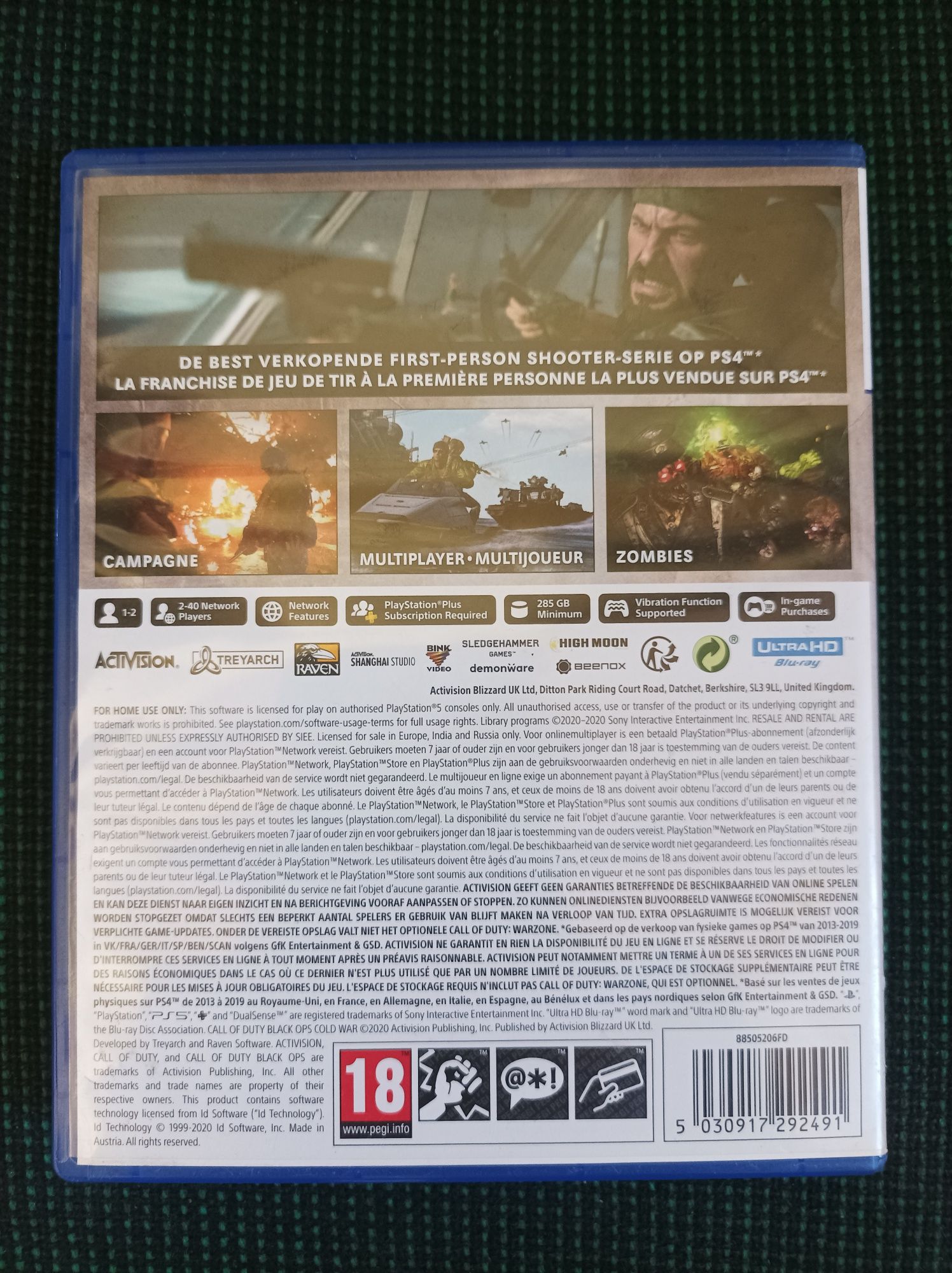 Gra call of duty black ops cold war pl ps5