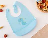 Babete de silicone dinossaro