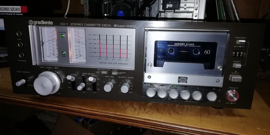 Tape Deck Gradiente CD-1 Vintage