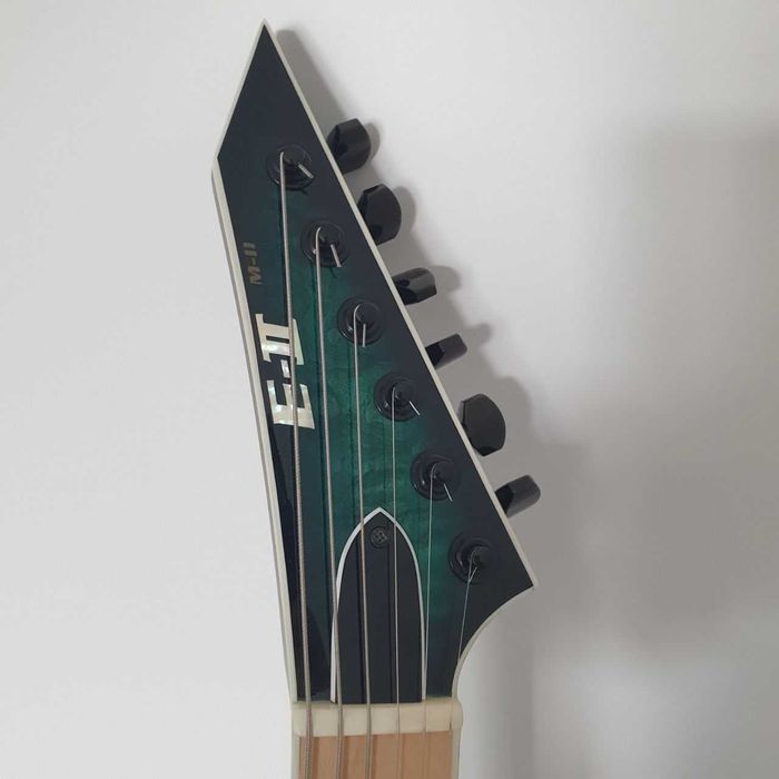 ESP E-II Mirage M-II NT turkusowy Bare knuckle Gotoh Hipshot Luminlay