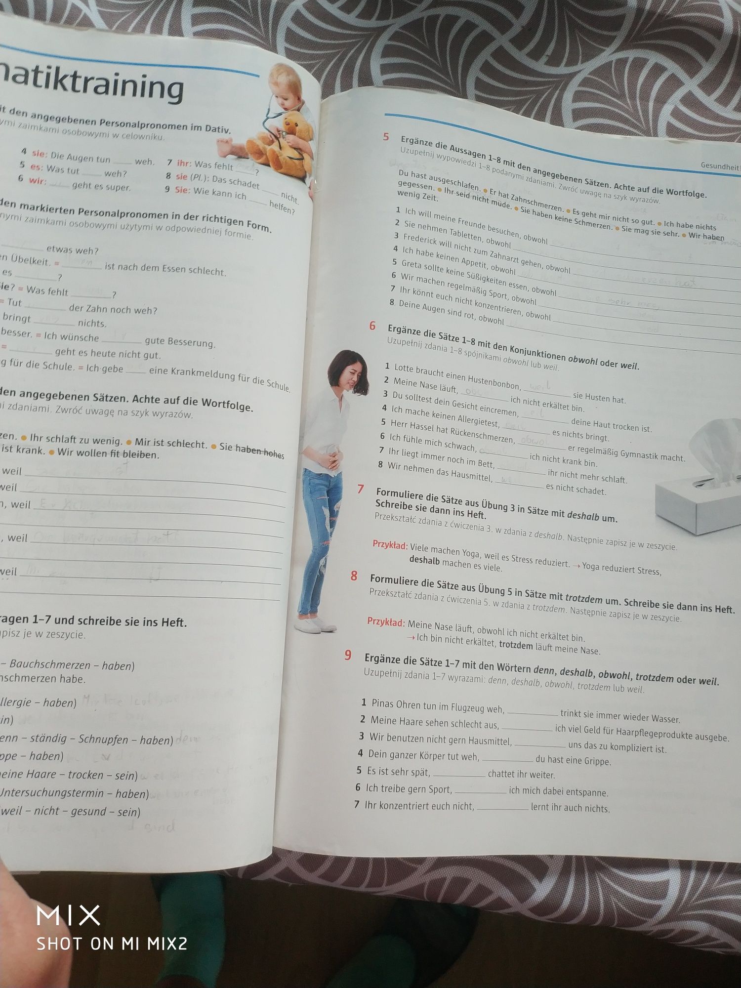 Zestaw podręcznik i ćwiczenia do j. Niemieckiego Effekt neu 2.