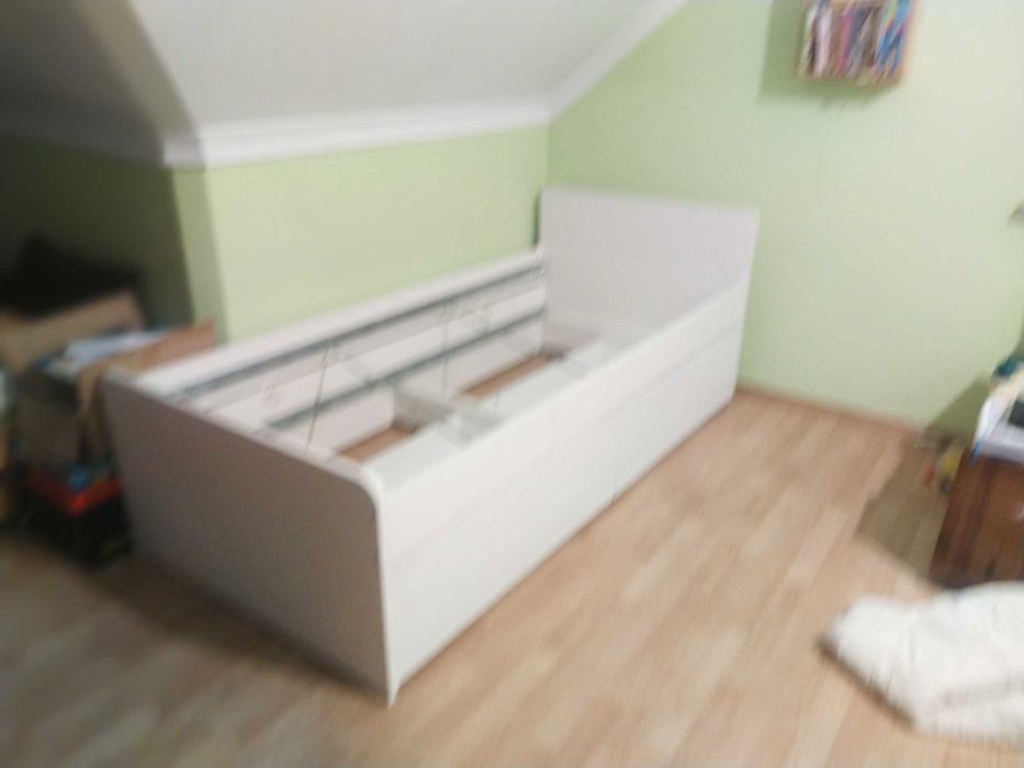 Łóżko podwójne z IKEA