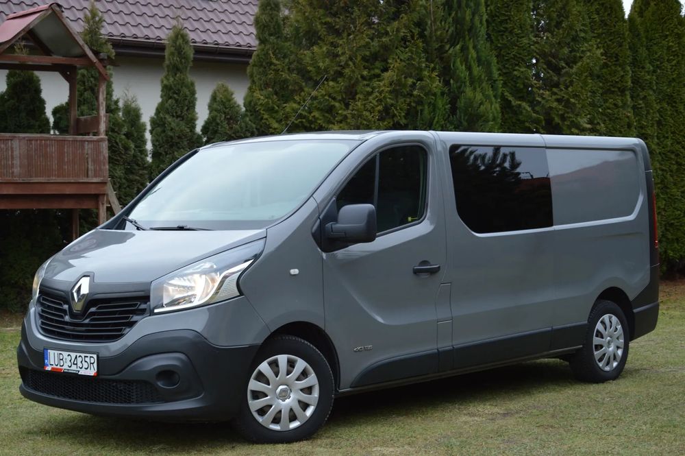 Renault Trafic  1.6 DCI Salon Polska Dubel Kabina 6-Osobowy Serwisowany Bezwypadkowy !