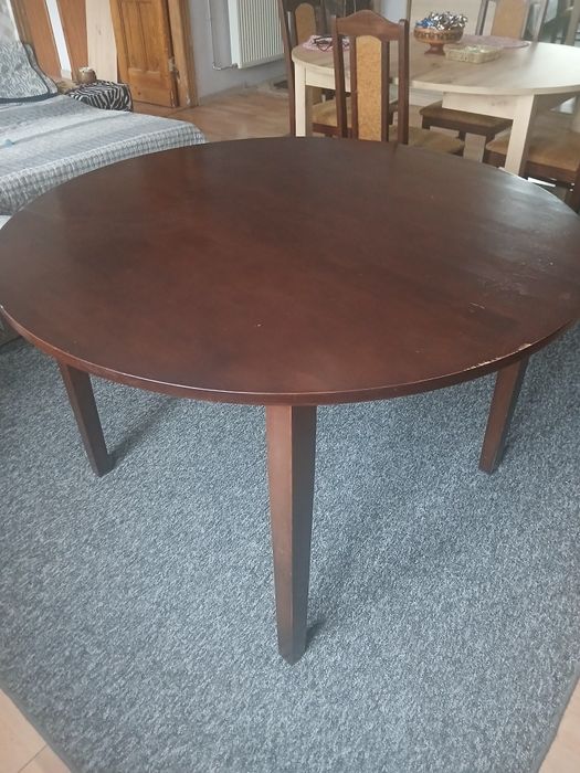 Stół drewniany okrągły