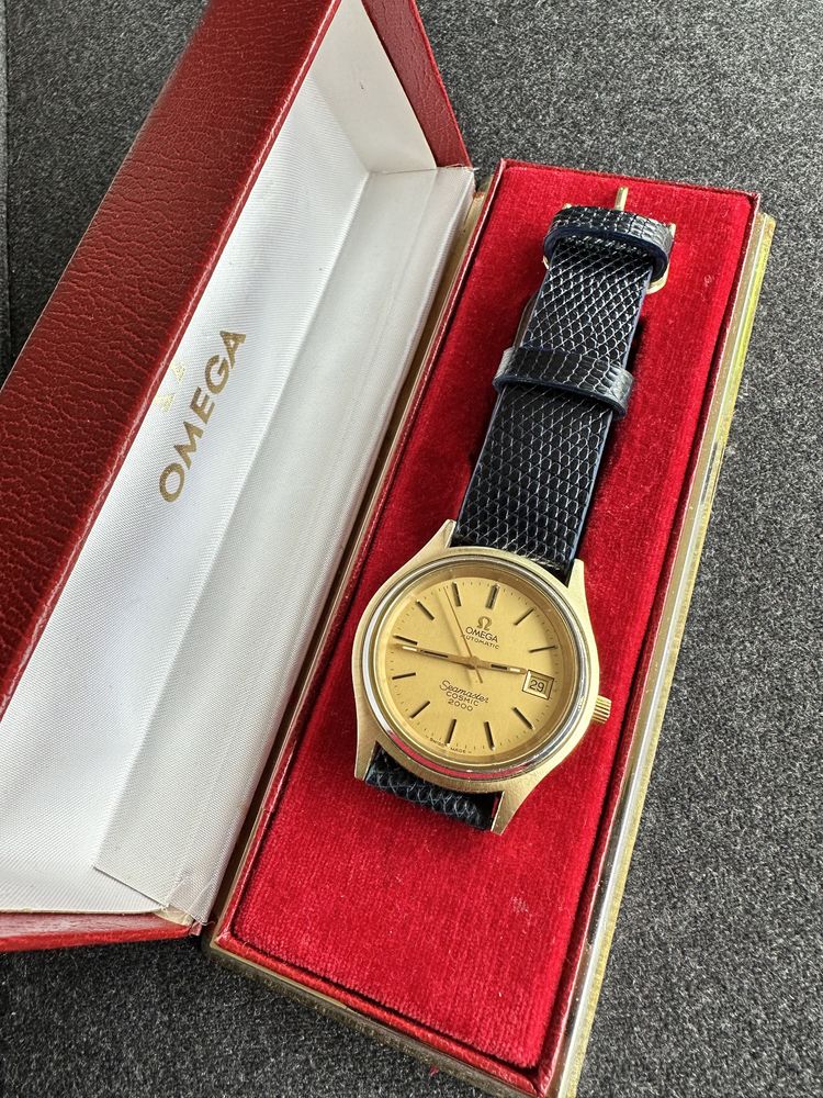 Omega Cosmic 2000 gold cap 166.128