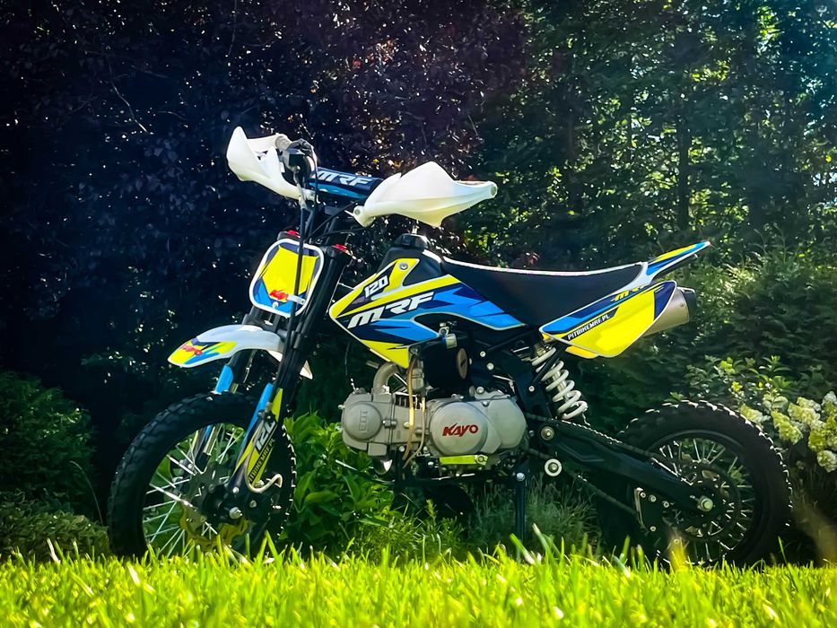 PIT BIKE MRF 120cc | Mały przebieg, dodatkowo strój motocyklowy