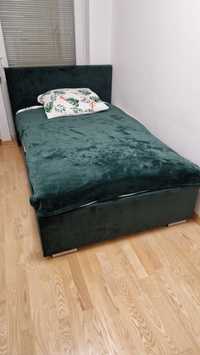 Łóżko SYNTIA III 120x200 Green + Materac sprężynowy 120x200 (komplet)