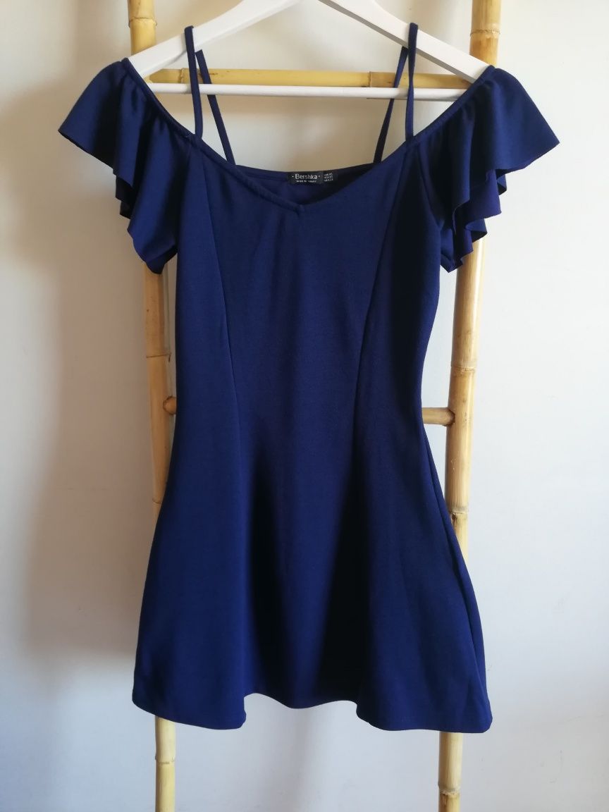 Vestido azul Bershka
