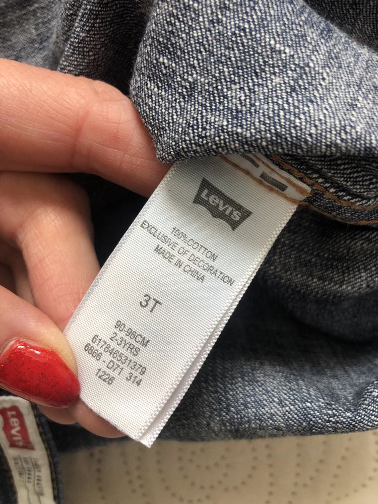 Levi’s 2-3 lata 90-96cm koszula chlopieca jeansowa granat jak nowa