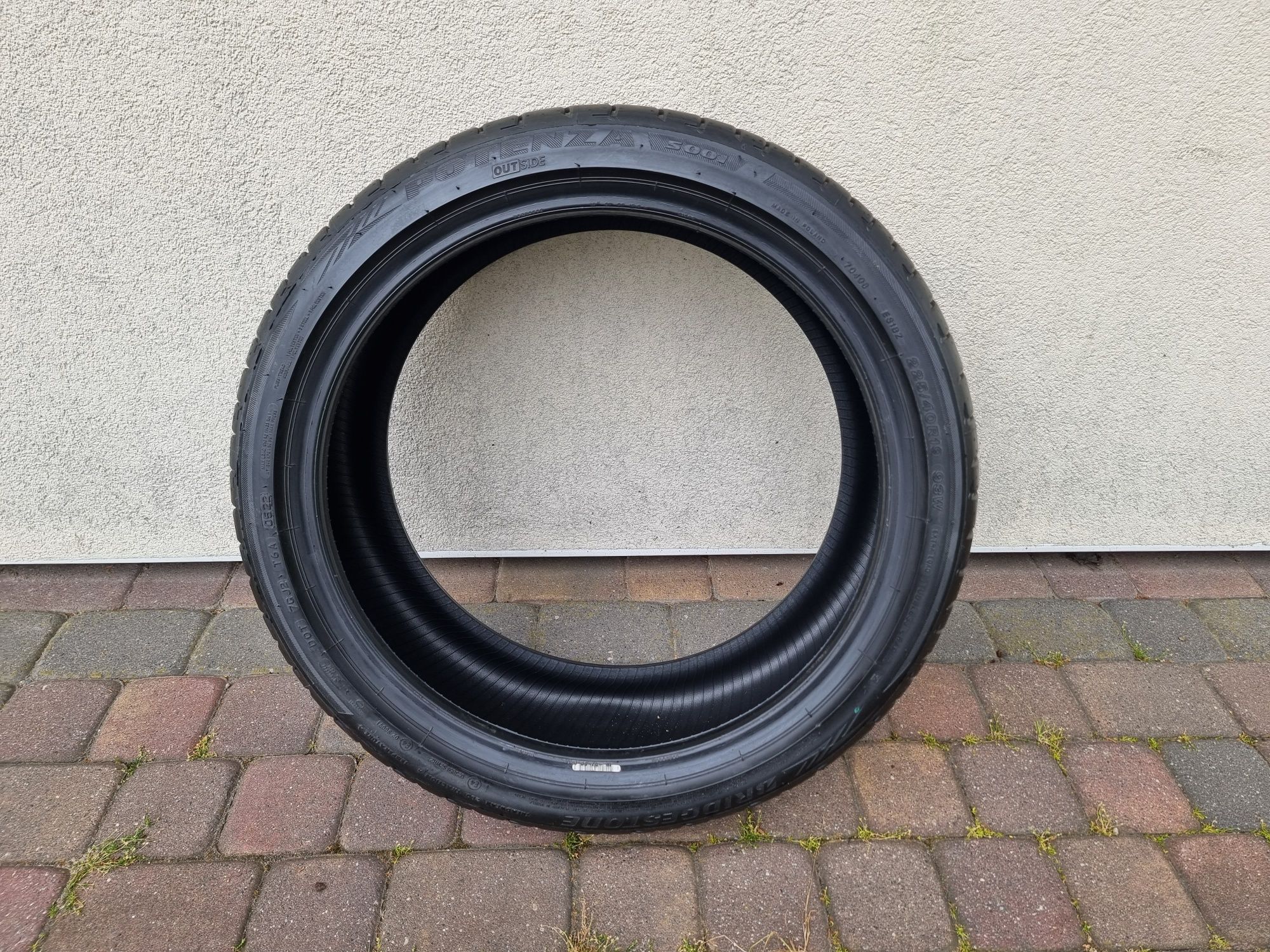 Nowe opony Bridgestone Potenza r19 225/40 2022r.