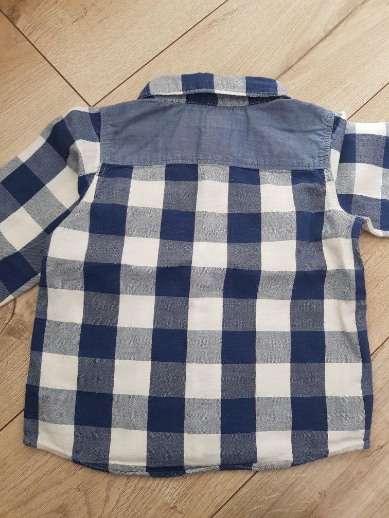 Koszula dziecięca w kratę H&M rozmiar 86