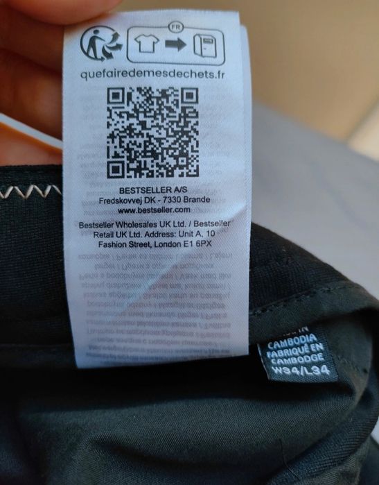 Onmark slim GW 0209 pant noos, W34, L34